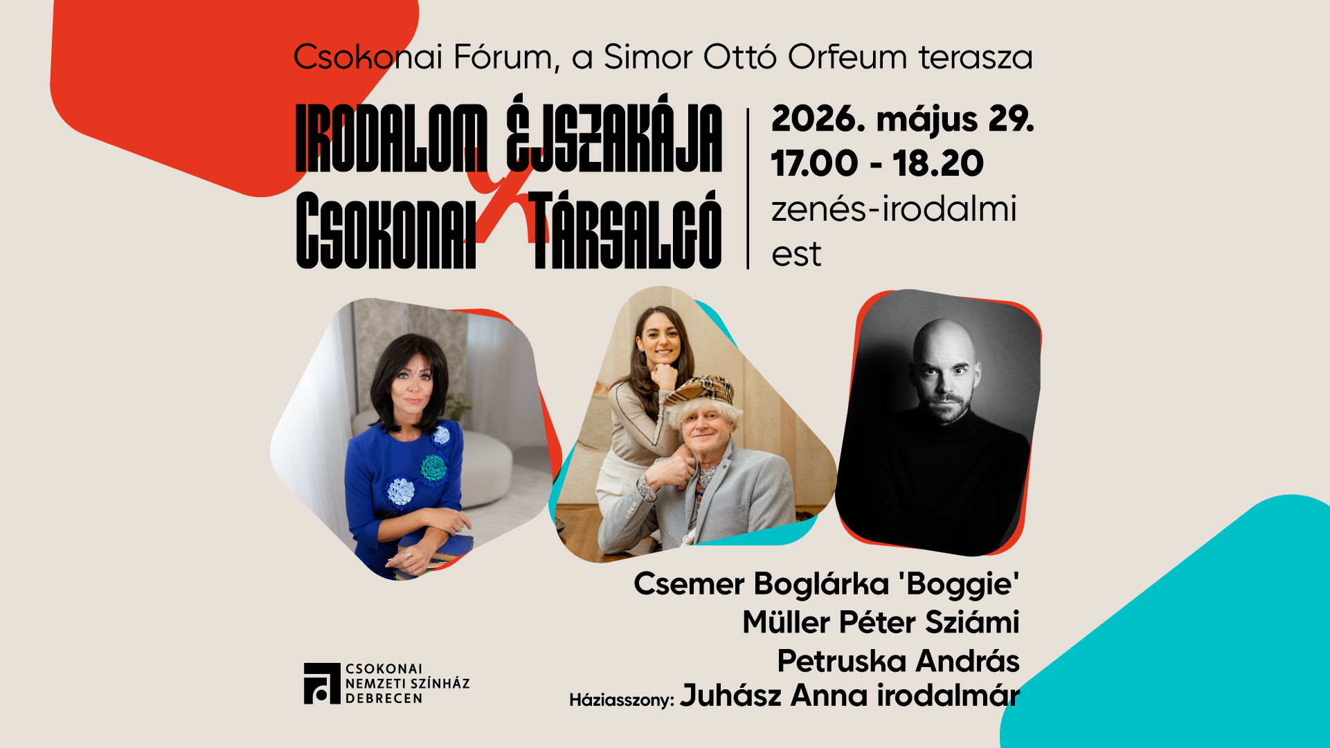 Irodalom Éjszakája x Csokonai Társalgó